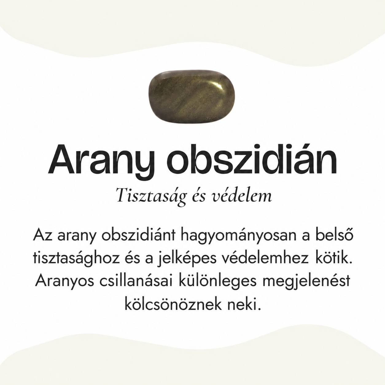 Arany obszidián