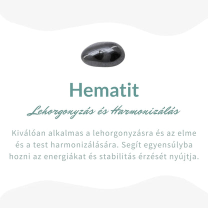 "Égi Szem" karkötő labradorit és hematit kövekkel